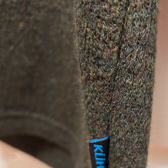 KÜHL Men's Europa Alfpaca Fleece 1/4 Zip Pullover Sweater, Size M - Picture 7 of 8